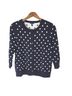Talbots Polka Dots Blue White Cardigan Size L (petite) - photo 1