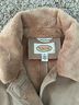 Talbots 100% Lambskin 100% Shearling Tan Ivory Coat Size 8 - photo 11