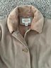 Talbots 100% Lambskin 100% Shearling Tan Ivory Coat Size 8 - photo 5