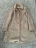 Talbots 100% Lambskin 100% Shearling Tan Ivory Coat Size 8 - photo 3