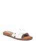 XTI White Women's Flat Sandals Size 6 - photo 2