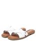 XTI White Women's Flat Sandals Size 6 - photo 4