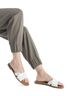 XTI White Women's Flat Sandals Size 6 - photo 5