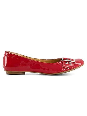 Andrea Women's Wide Buckle Ballerinas (view 1)