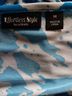 Effortless Style by citiknits Print Blue White Blouse Size M - photo 3