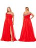 Mac Duggal 100% Polyester Red Cocktail Dress Size 22 - photo 1