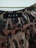 B.l.e.u. Animal Print Floral Multi Color Long Sleeve Blouse Size XL - photo 3