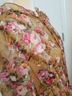 OPT 100% Polyester Floral Tan Pink Ivory Cocktail Dress Size L - photo 15