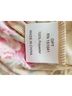 OPT 100% Polyester Floral Tan Pink Ivory Cocktail Dress Size L - photo 4