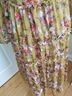 OPT 100% Polyester Floral Tan Pink Ivory Cocktail Dress Size L - photo 13