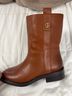 Giani Bernini Brown Ankle Boots Size 7 1/2 - photo 4