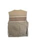Pendleton 100% Cotton 100% Wool Print Tan Green Vest Size M - photo 2