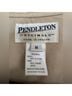 Pendleton 100% Cotton 100% Wool Print Tan Green Vest Size M - photo 3