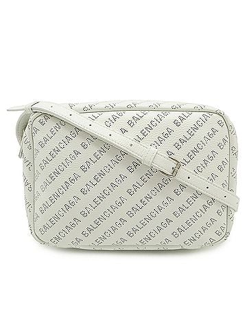 Balenciaga BALENCIAGA Balenciaga Perforated Camera Bag Medium Shoulder Pouch Leather White 679267 (view 1)