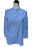 Adolfo 100% Cotton Blue Button-Down Shirt Size L - photo 1