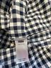 Levi's 100% Cotton Checkered-gingham Blue White Long Sleeve Button-Down Shirt Size M - photo 5