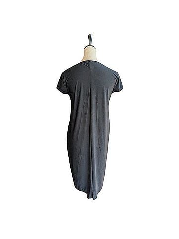 Lisa Bayne V-Neck Draped Dress Casual Dress (view 2)