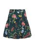 Cara Cara 100% Cotton Floral Green Pink Skort Size 2 - photo 2