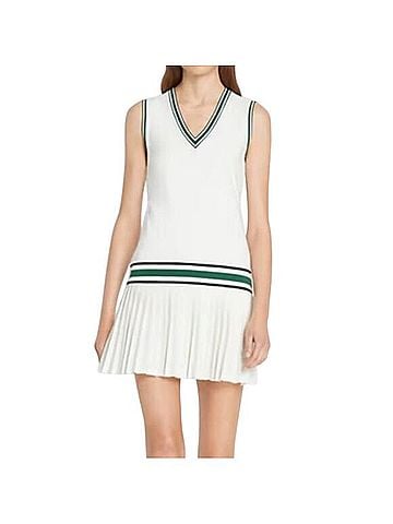 Tory Burch Sport Performance Jersey V-neck Tennis Dress Casual Dress (view 1)