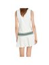 Tory Burch Solid White Green Casual Dress Size M - photo 2
