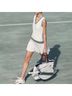 Tory Burch Solid White Green Casual Dress Size M - photo 10