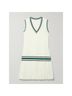 Tory Burch Solid White Green Casual Dress Size M - photo 8