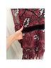Ted Baker Jean 100% Polyester Floral Red Black Cocktail Dress Size 4 - photo 10