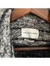 Isabel Marant Stripes Black Gray Coat Size S - photo 3