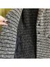 Isabel Marant Stripes Black Gray Coat Size S - photo 6