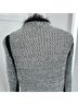 Per Se Print Black White Cardigan Size L - photo 7