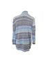 White + Warren 100% Cotton Stripes Blue Gray Cardigan Size S - photo 2