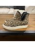 Steve Madden Leopard Print Brown Black Boots Size 6 - photo 5