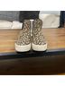 Steve Madden Leopard Print Brown Black Boots Size 6 - photo 6