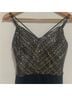 As U Wish Black Gold Overalls Size 5X - photo 4