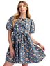 Easel Floral Multi Color Casual Dress Size L - photo 1