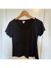 Cuyana Black Short Sleeve Top Size M - photo 4