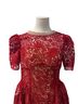 EB Luxe Red Cocktail Dress Size S - photo 6