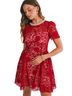 EB Luxe Red Cocktail Dress Size S - photo 1