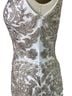 Alyce Designs 100% Polyester Gold Ivory Cocktail Dress Size 4 - photo 5