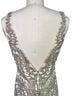 Alyce Designs 100% Polyester Gold Ivory Cocktail Dress Size 4 - photo 6