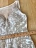 Alyce Designs 100% Polyester Gold Ivory Cocktail Dress Size 4 - photo 12