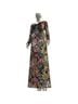 Custom Designed Floral Pink Green Casual Dress Size M - photo 1