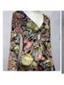 Custom Designed Floral Pink Green Casual Dress Size M - photo 5