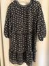 Max Studio Floral Black Casual Dress Size S - photo 3