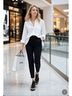 Vince. 100% Patent Leather Black White Flats Size 9 - photo 3