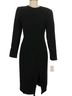 Lilli Ann 100% Wool 100% Polyester Black Wool Dress Size 8 - photo 1