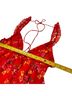 RUMORED 100% Polyester Floral Red Casual Dress Size M - photo 7