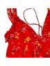 RUMORED 100% Polyester Floral Red Casual Dress Size M - photo 6