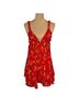 RUMORED 100% Polyester Floral Red Casual Dress Size M - photo 2