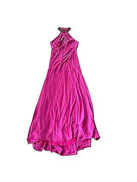 strapless open back dress Pastel Pink And White Cow Print Sleeveless Knee Length Dress – GearFrost main image 1